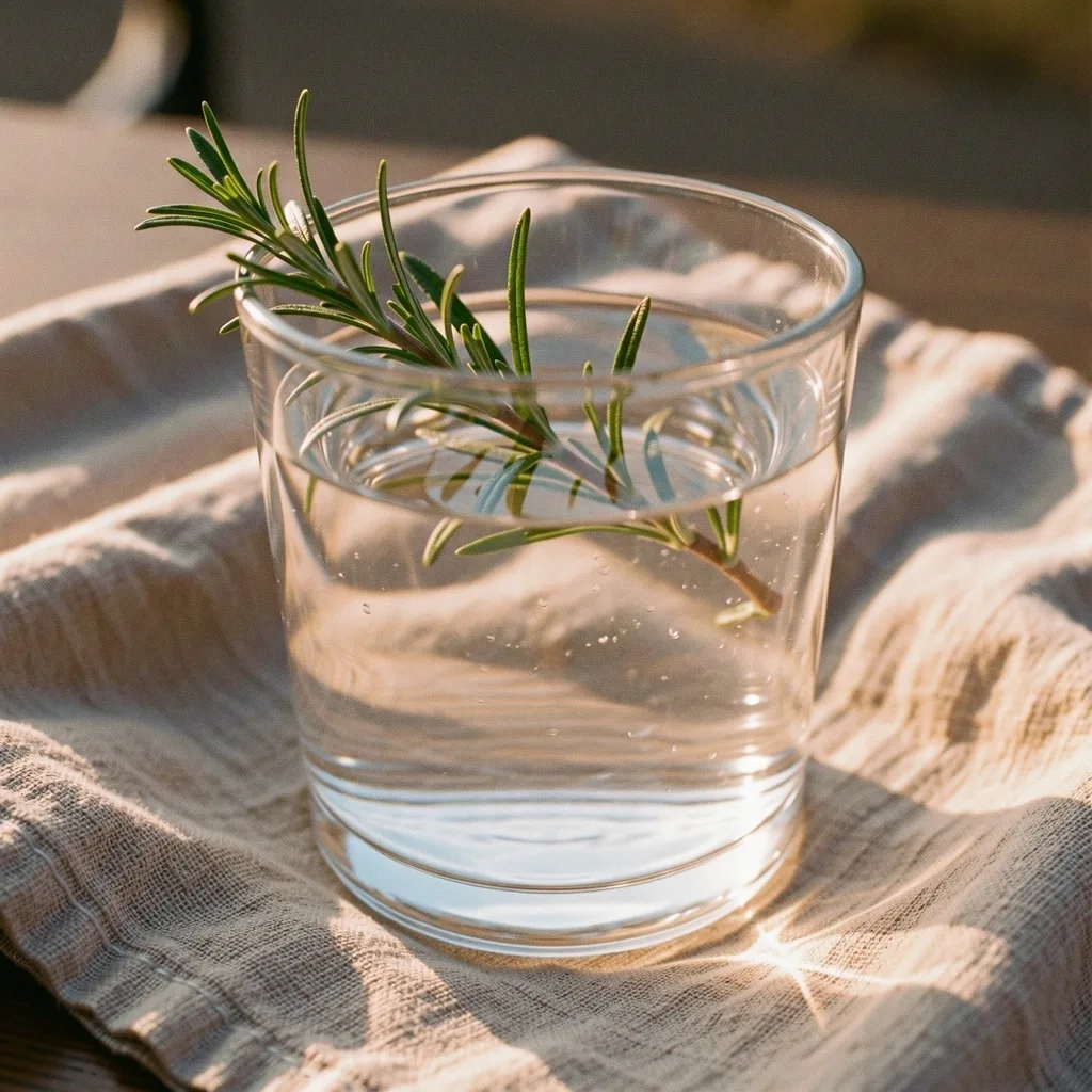 Elementi naturali e minimalisti in una luce calda